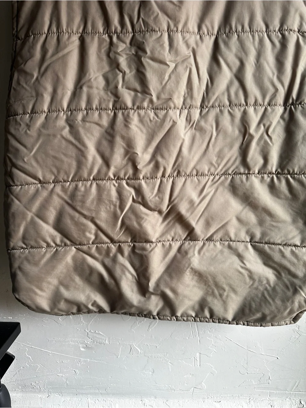 Vintage Envoy The Now Jacket Puffer Vest Taupe Gorpcore Utility Unisex Sz L